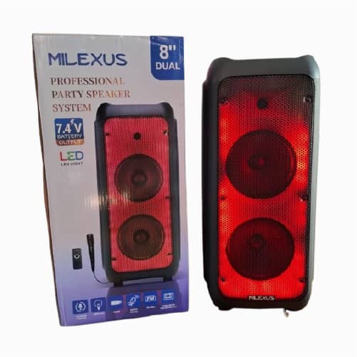 Bocinas Bluetooth marca MILEXUS (8 pulgadas)